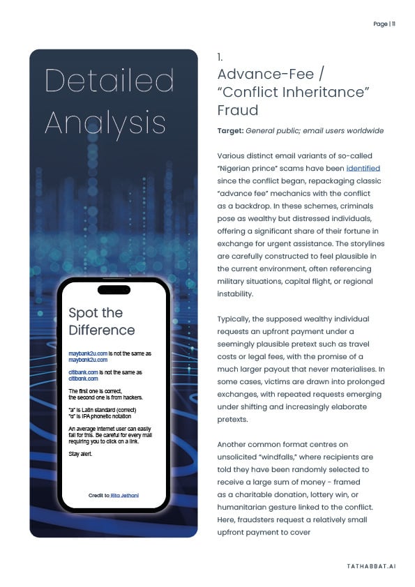 TTBT - CA - Conflict-Driven Fraud - Intelligence Briefing11