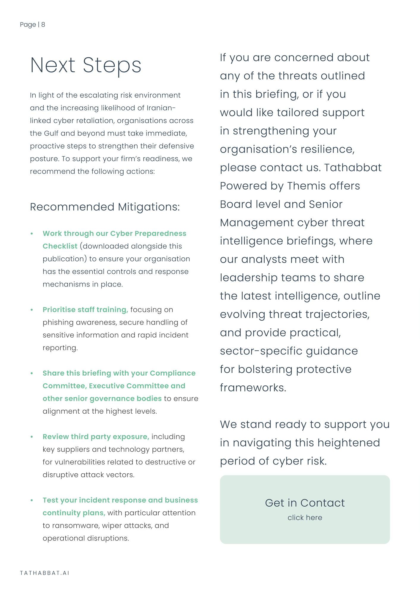 TTBT - IBF - Cyber Retaliation - US-Israel Conflict with Iran8 TTBT - IBF - Cyber Retaliation - US-Israel Conflict with Iran8